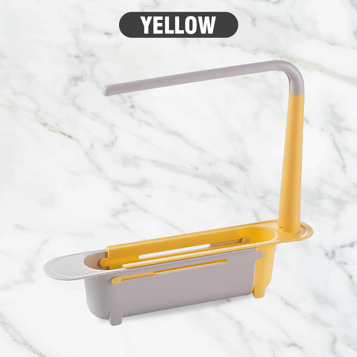 Telescopic Sink Storage Rack Kitchen Organizer Soap Sponge Holder